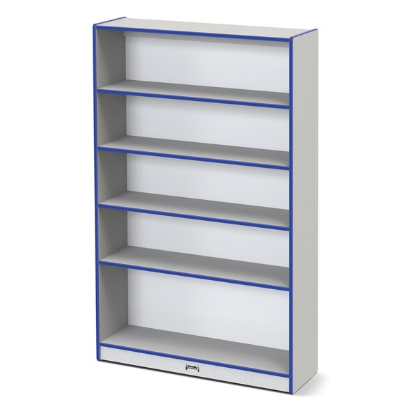 Jonti-Craft Rainbow Accents Tall Bookcase, Blue 0972JC003 - main